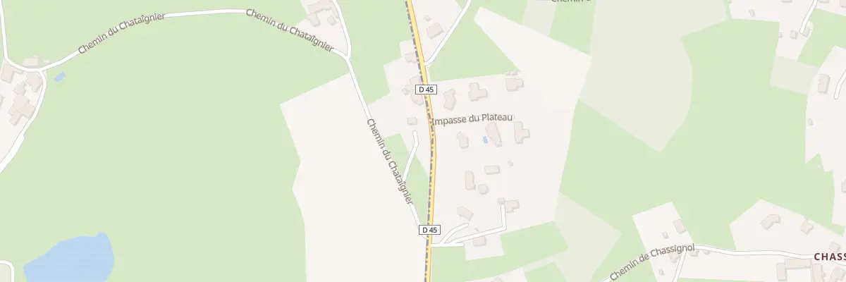 Plan du 2129 Rte de la Croix Couverte à La Gresle