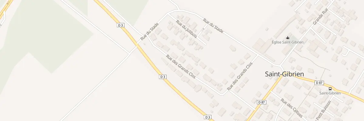Plan du 34 Rue des Grands Clos à Saint-Gibrien