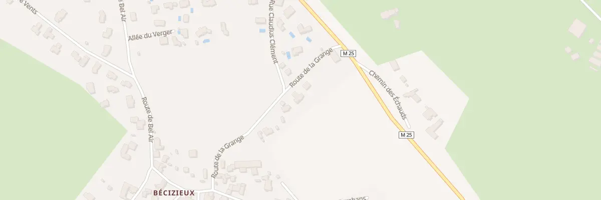 Plan du 101 Rte de la Grange à Saint-Étienne