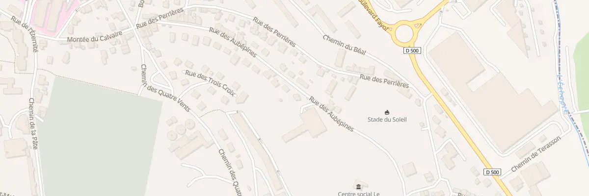 Plan du 18 Rue des Aubépines à Firminy