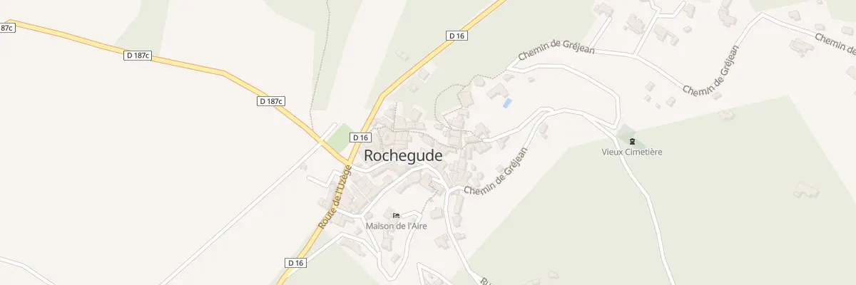 Plan du 14 Calade Médievale à Rochegude