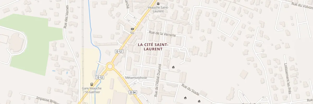 Plan du 4C Rue de la Verrerie à Veauche