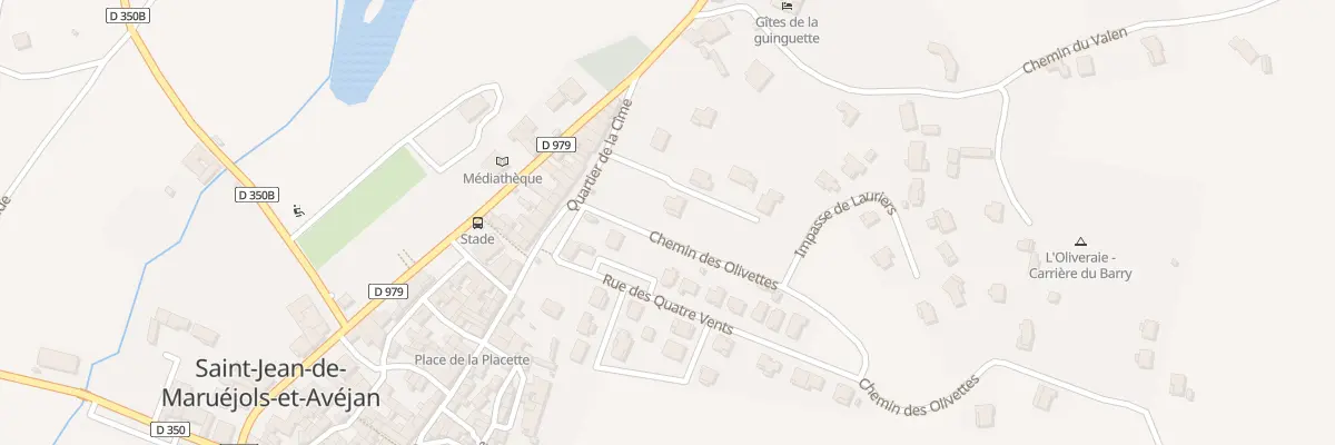 Plan du 81 Che des Olivettes à Saint-Jean-de-Maruéjols-et-Avéjan