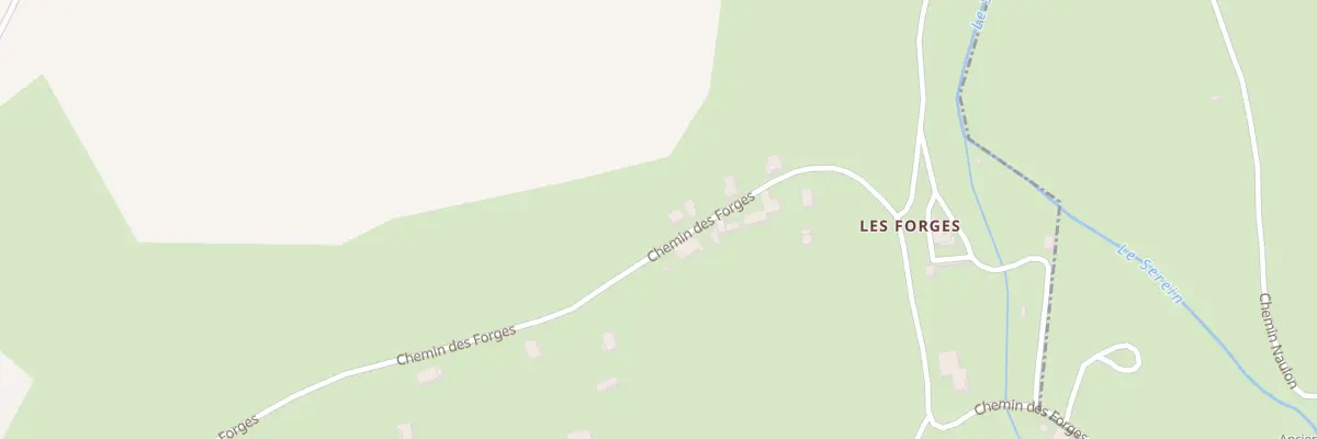 Plan du 1 Che des Forges à Aisy-sous-Thil