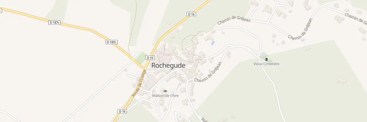 Plan du 16 Calade Médievale à Rochegude