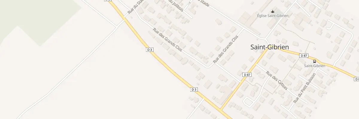 Plan du 17 Rue des Grands Clos à Saint-Gibrien