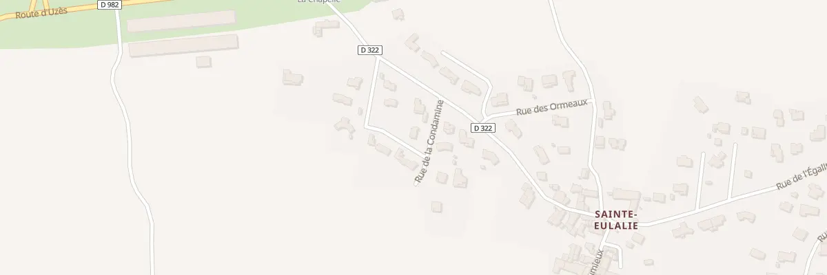 Plan du 5 Rue de la Condamine à Garrigues-Sainte-Eulalie