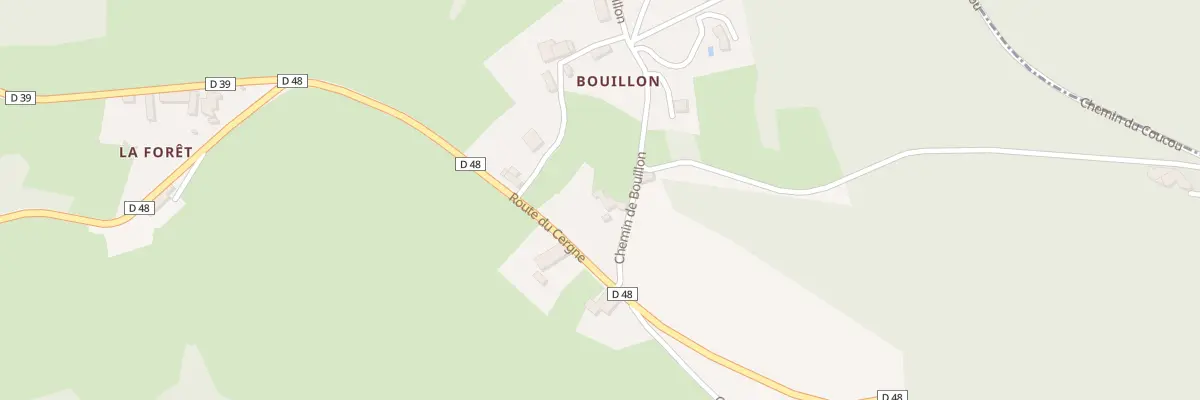 Plan du 55 Che de Bouillon à Arcinges