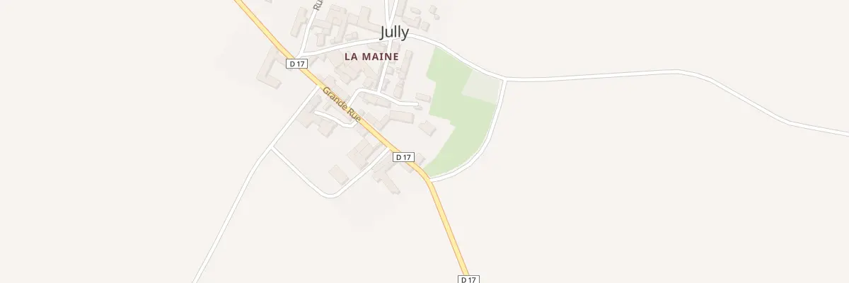 Plan du 7 Rue Grande Rue à Jully