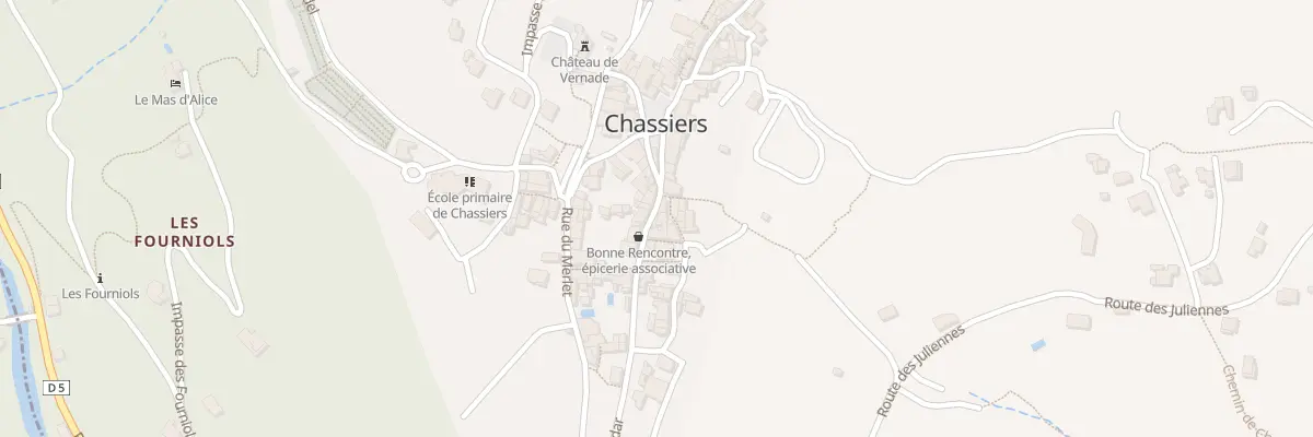 Plan du 11 Rue de Chalendar à Chassiers