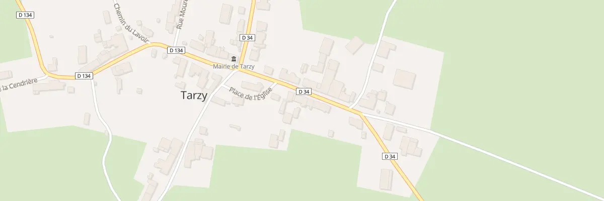 Plan du 5005 Le Village à Tarzy