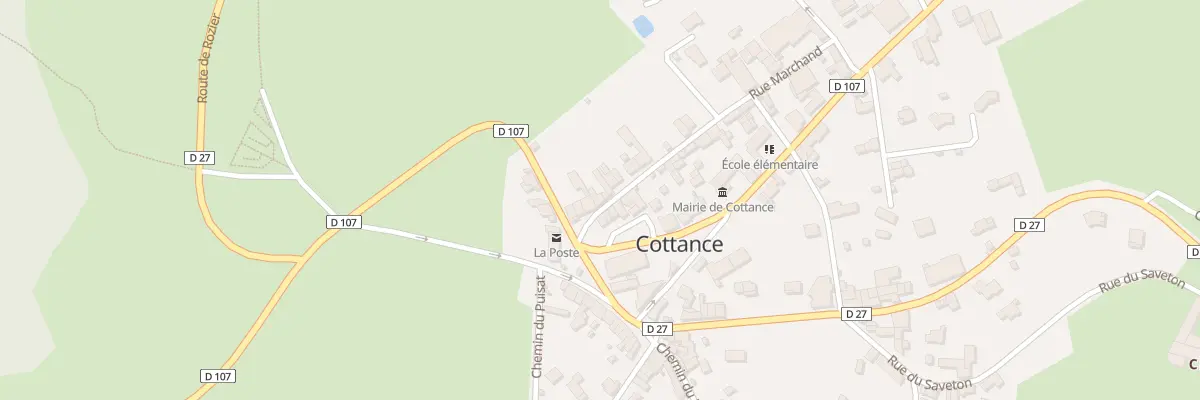 Plan du 33 Rue Marchand à Cottance