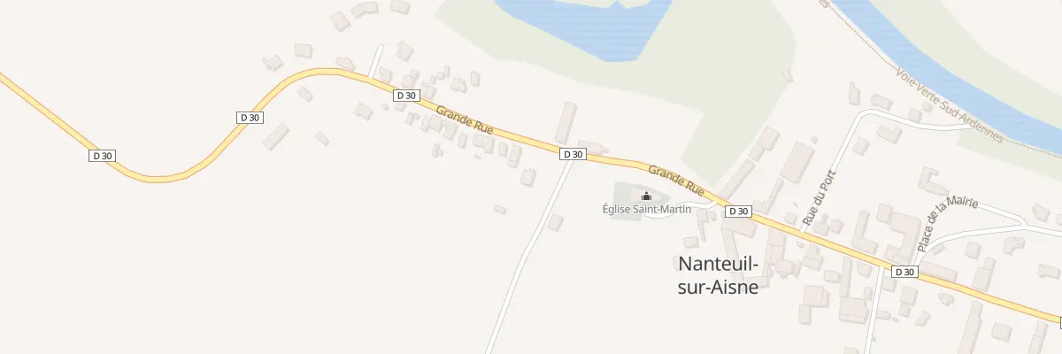 Plan du 5022 Le Village à Nanteuil-sur-Aisne