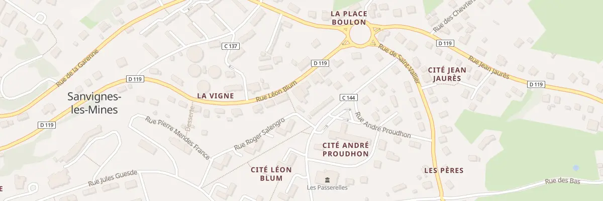 Plan du 38 Rue Léon Blum à Sanvignes-les-Mines