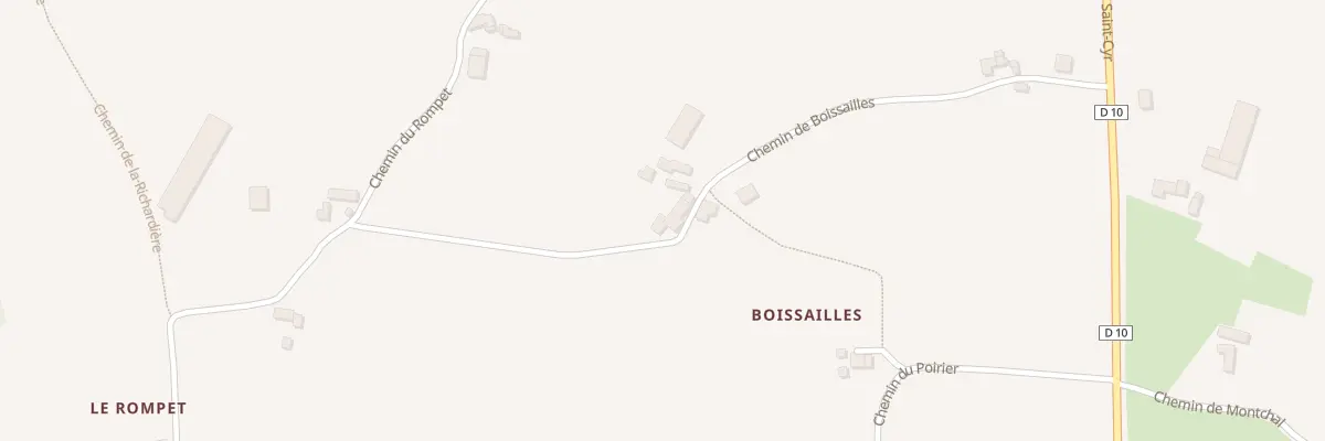 Plan du 370 Che Boissailles à Valeille