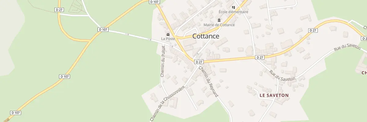 Plan du 58 Rte des Collines à Cottance