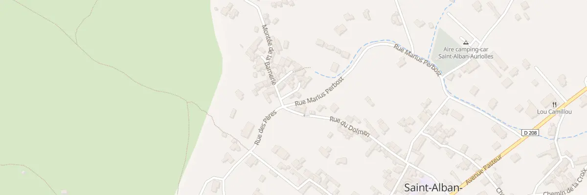 Plan du 500 Rue Marius Perbost à Saint-Alban-Auriolles
