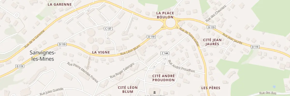 Plan du 40 Rue Léon Blum à Sanvignes-les-Mines