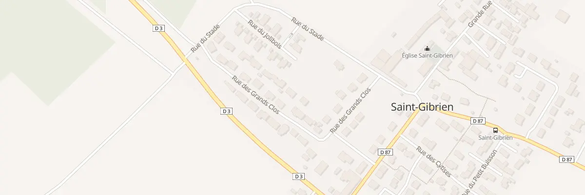 Plan du 20 Rue des Grands Clos à Saint-Gibrien