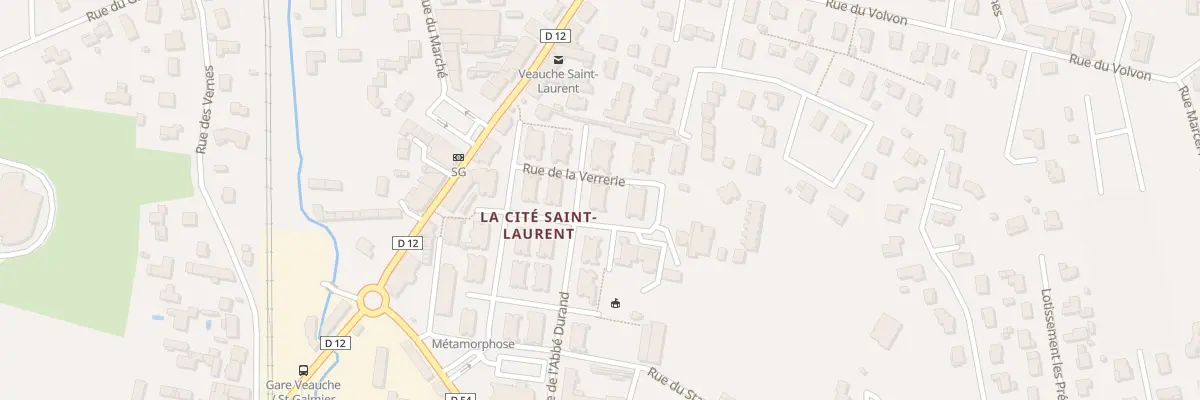 Plan du 5B Rue de la Verrerie à Veauche
