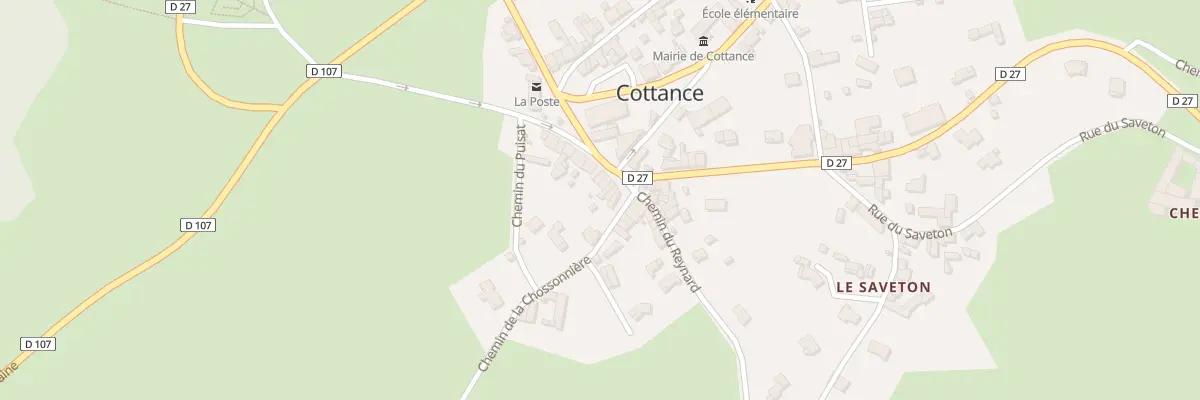 Plan du 80 Rte des Collines à Cottance