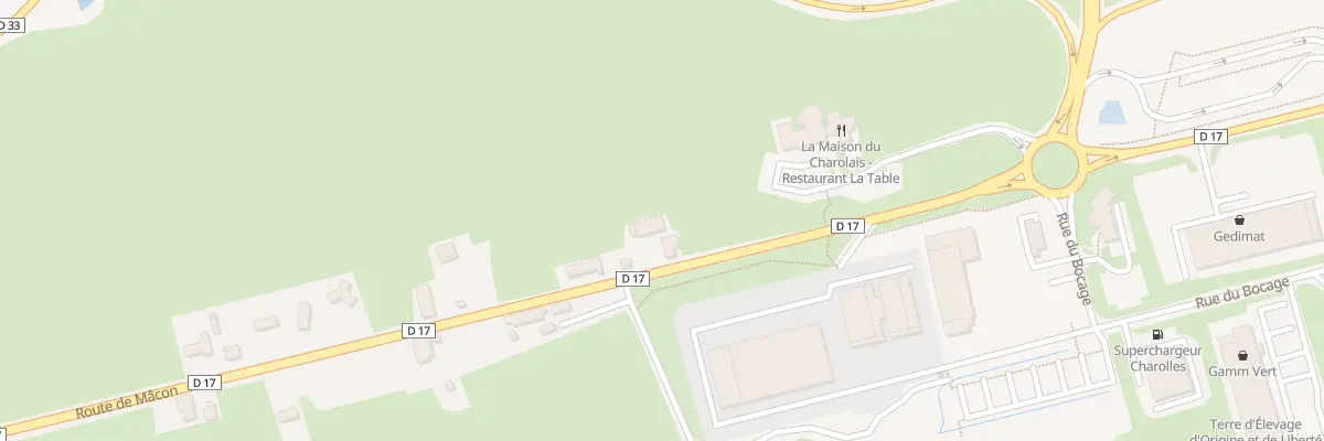 Plan du 41 Rte de Mâcon à Charolles