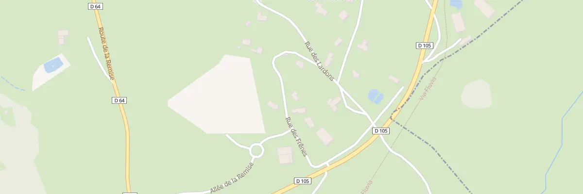Plan du 160 Rue des Frênes à Raucoules