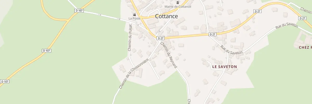 Plan du 39 Che de la Chossonniere à Cottance