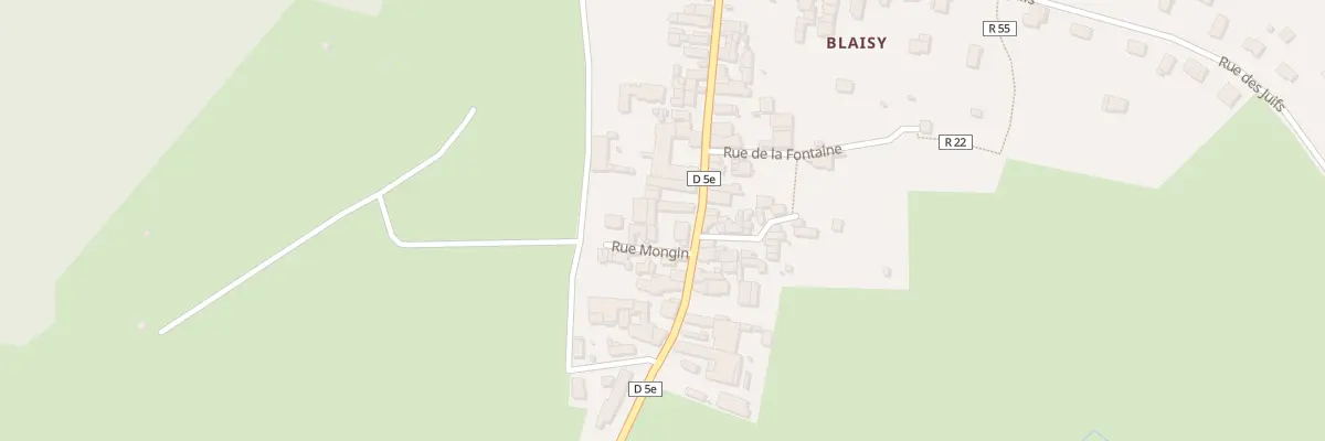 Plan du 13 Gr Grande Rue de Blaisy à Saint-Rémy