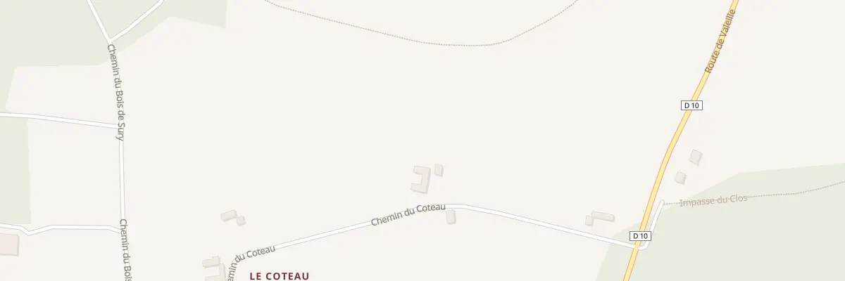 Plan du 242 Che du Coteau à Saint-Cyr-les-Vignes