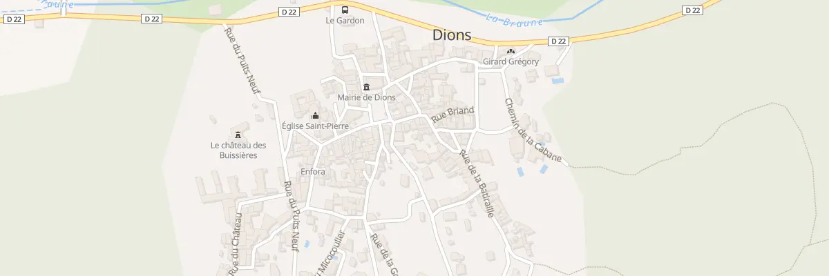 Plan du 5007 Le Village à Dions