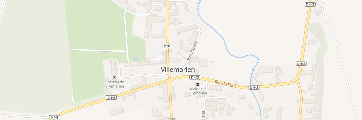 Plan du 2 Pl du Chateau à Villemorien