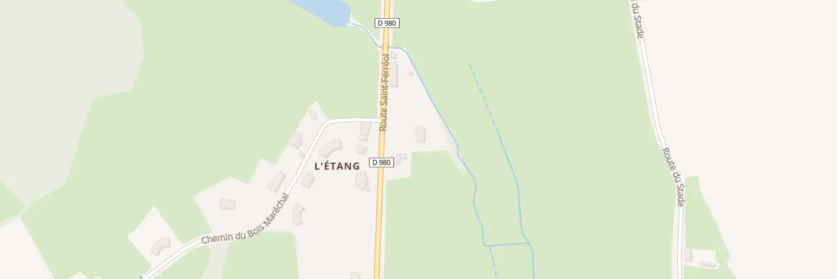 Plan du 2170 Rte Saint-Ferréol à Saint-Forgeot