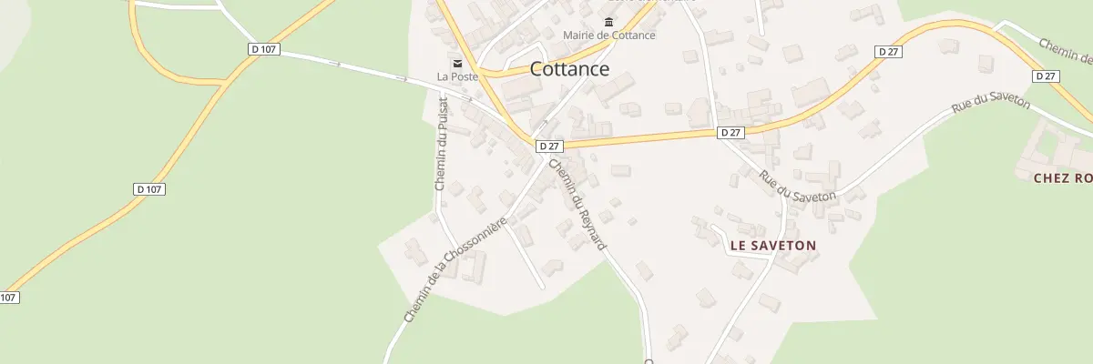 Plan du 21 Che de la Chossonniere à Cottance
