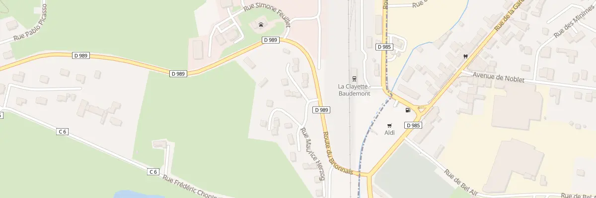 Plan du 2 Rue des Gentianes à Baudemont