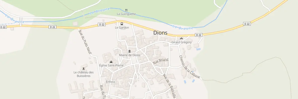 Plan du 5132 Rue du Dos d’Ane à Dions