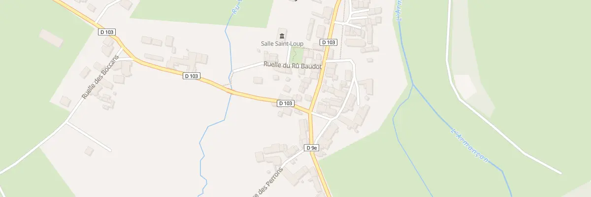 Plan du 6 Rue des Boccans à Genay