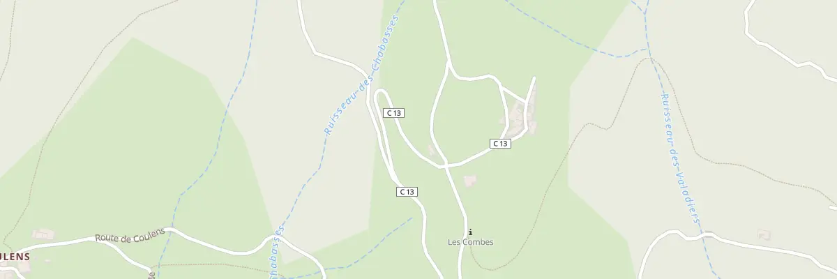 Plan du 5551 La Romigere à Chassiers