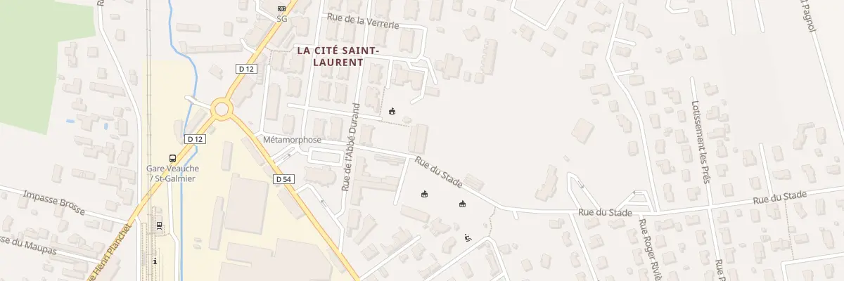 Plan du 17C Rue du Stade à Veauche