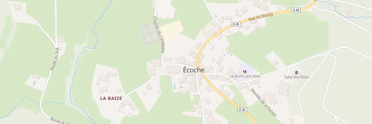 Plan du 26 Rte du Pontbrenon à Écoche