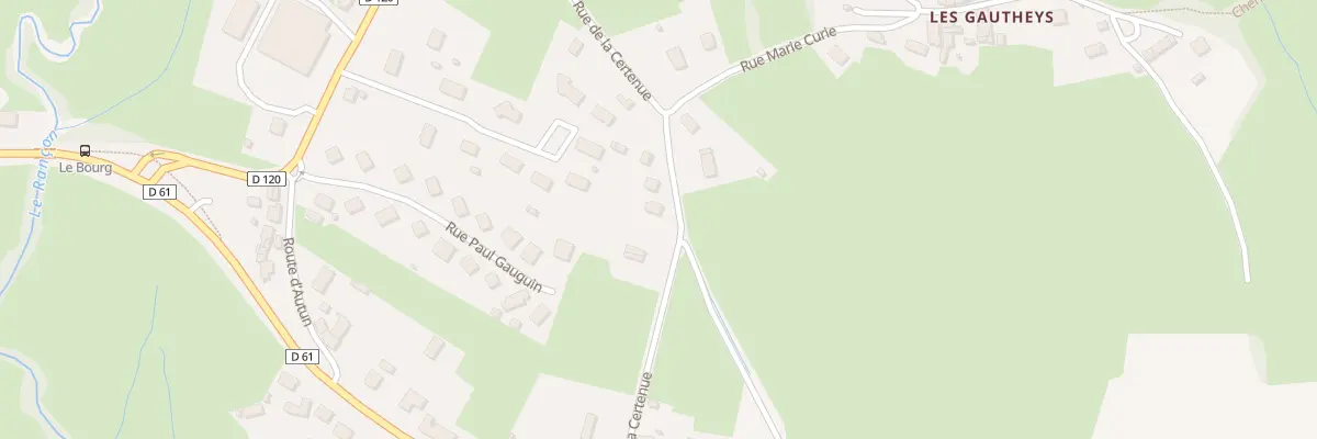 Plan du 11 Rue de la Certenue à Broye