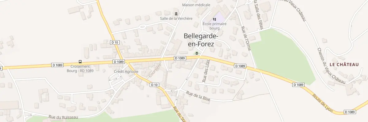 Plan du 173 Av des Farges à Bellegarde-en-Forez