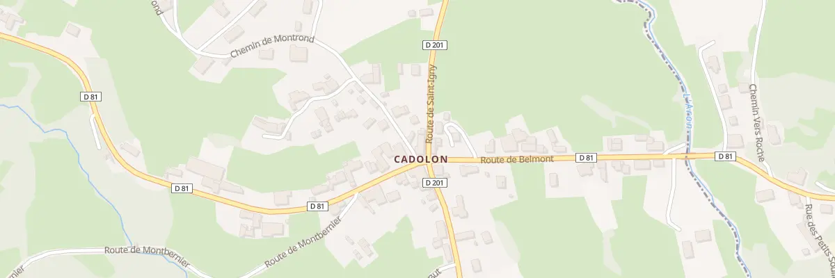 Plan du 24 Che de Montrond à Coublanc