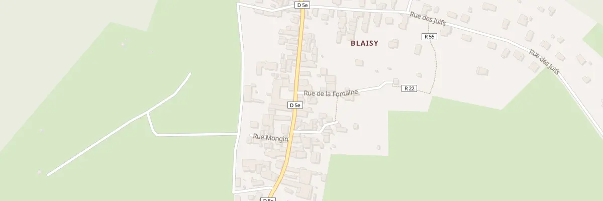 Plan du 24 Gr Grande Rue de Blaisy à Saint-Rémy
