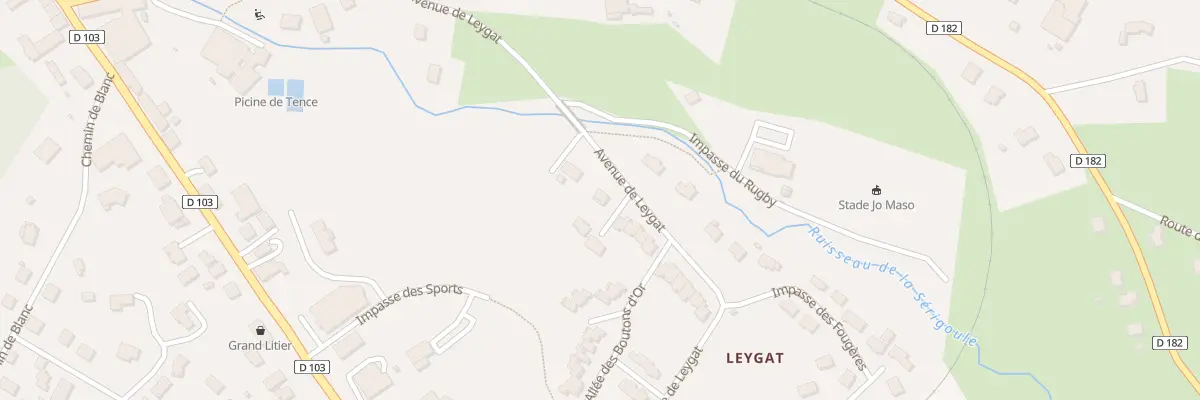 Plan du 50 Lot Leygat à Tence