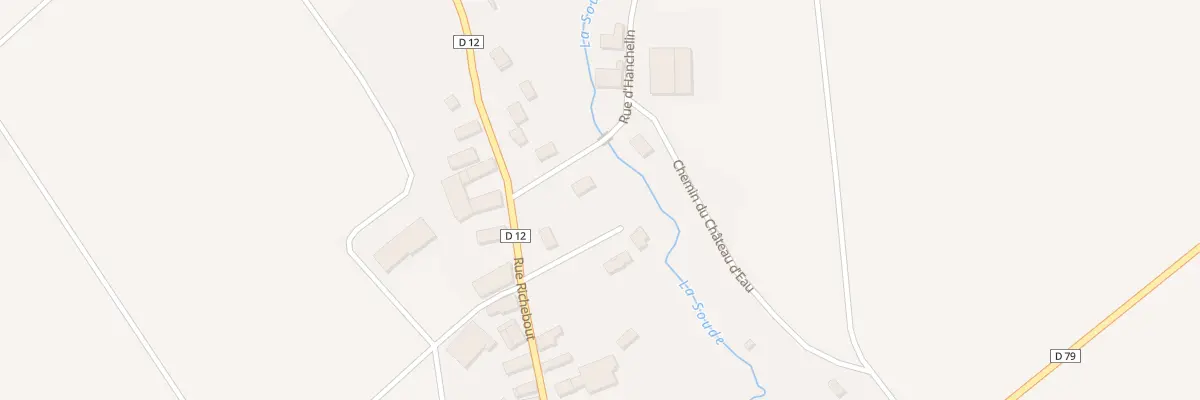 Plan du 2 Rue d’Hanchelin à Dommartin-Lettrée
