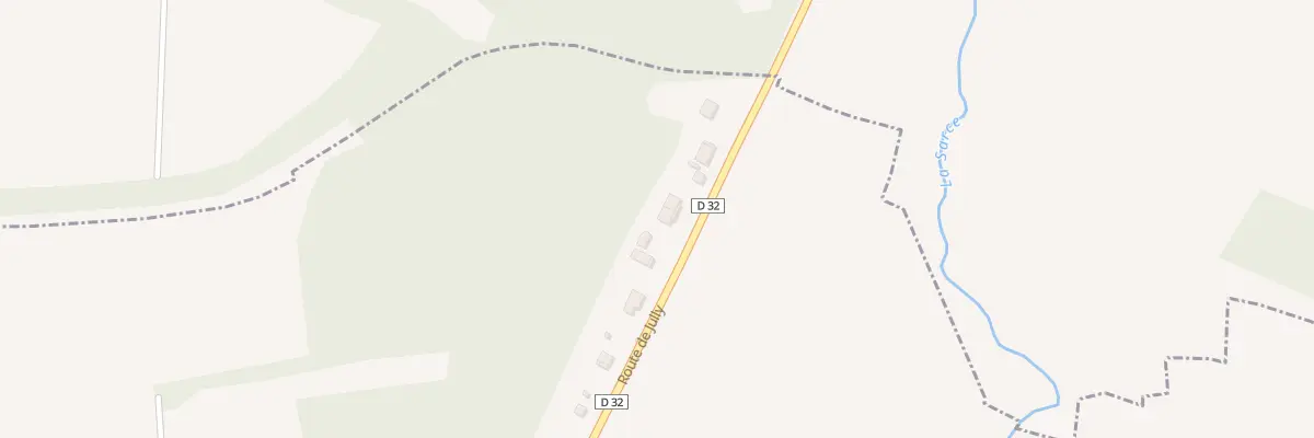 Plan du 43 Rte de Jully à Villemorien
