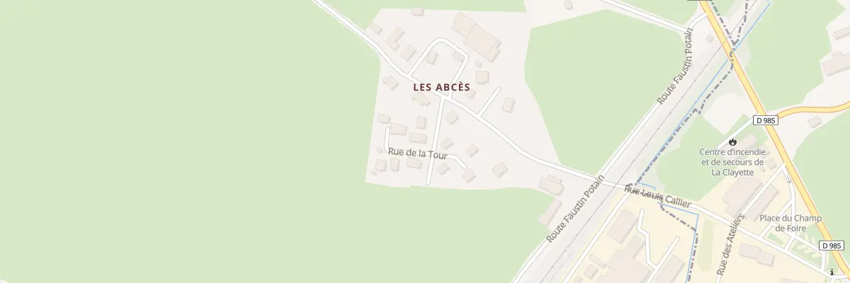 Plan du 5 Rue de la Tour à Baudemont