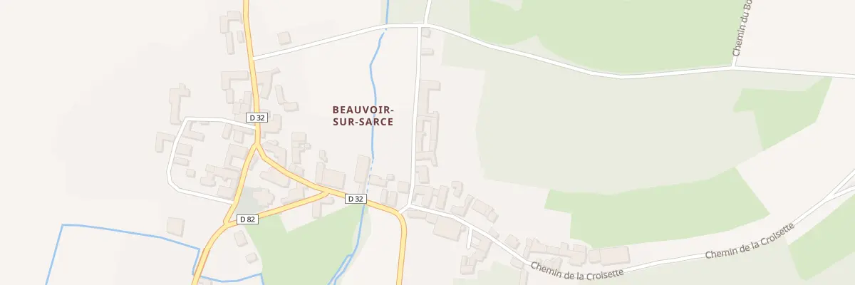 Plan du 8 Rue de Maleporce à Bragelogne-Beauvoir