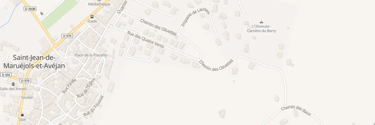 Plan du 6 Rue des Quatres Vents à Saint-Jean-de-Maruéjols-et-Avéjan